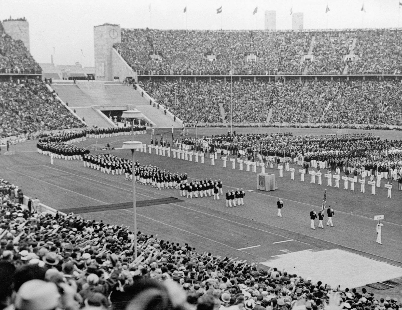 1936: Olympic Opening Ceremonies